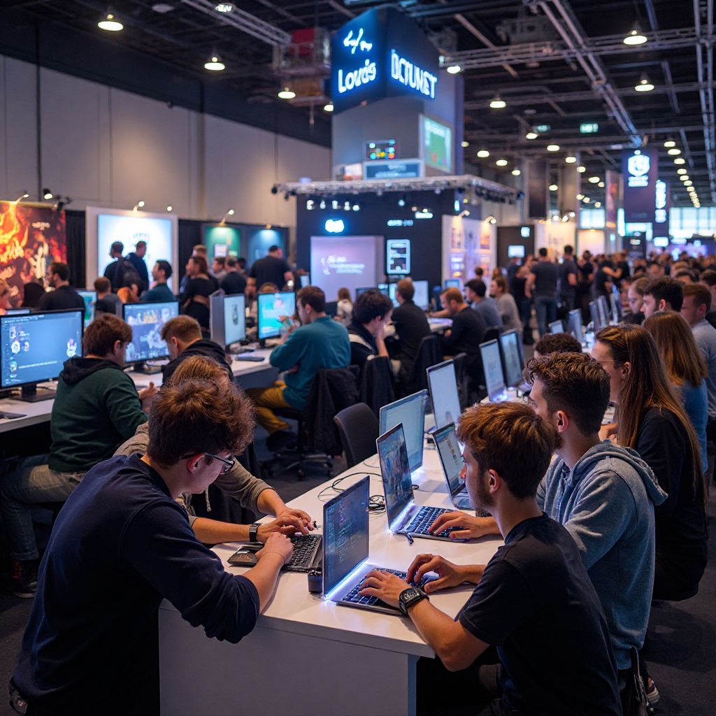 Community gathering at Sydney Game Fest