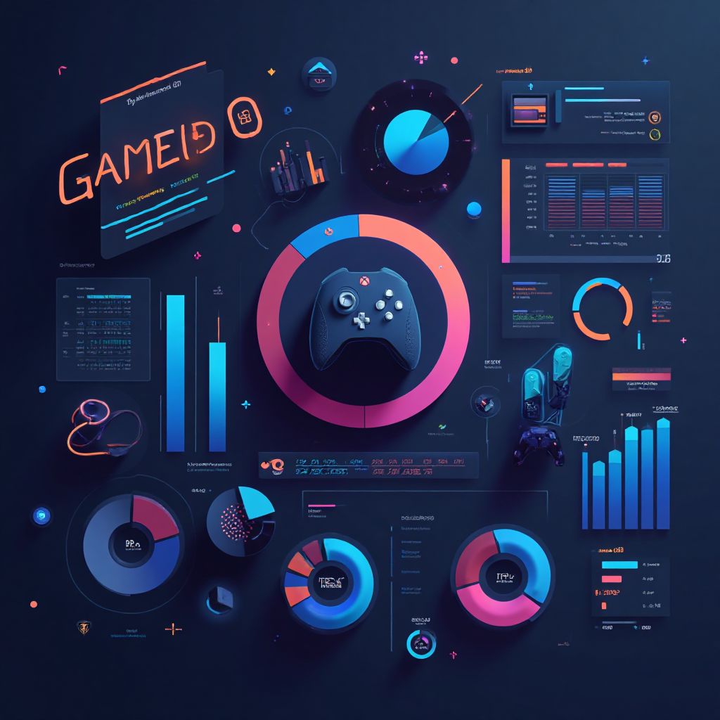 Gaming trends visualization graph
